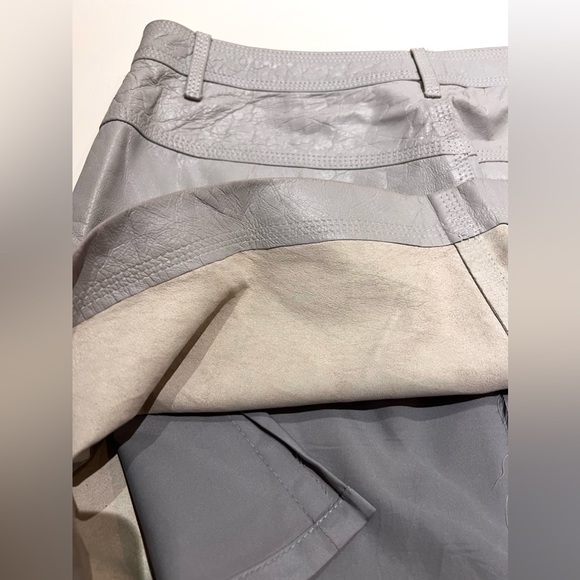 Theory Vintage 100% Leather mini skirt - Picture 5 of 7